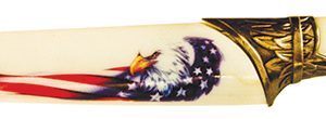 OEM 13.5in Fantasty Dagger with White Scabbard (SG-KCC4850-1)
