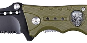 OEM  3.5in Skull Spring Assist Green (SG-KS1368GN)