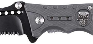 OEM 3.5in Skull Spring Assist Grey (SG-KS1368GY)