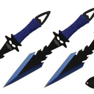 Razor Tactical Throwing Knives Blue (RT-8000BL)