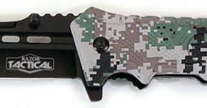 Razor Tactical DIGITAL CAMO Spring Assisted Knife ABS (RT-7072DG)