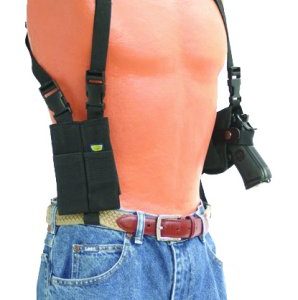 ProTech Outdoors  Holster Shldr 4in Rev #4 NylonHorizontal (WSH-12)