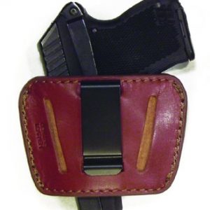 Personal Security Products  Leather Small-Med Auto Slide Holster Brown (PSP036)