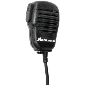 Handheld/Wearable Speaker Microphone with Push-to-Talk for GMRS Radios