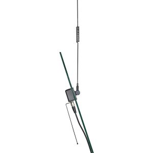 Pre-Tuned 150MHz-450MHz VHF/450HHz-470MHz UHF Dual-Band Land Mobile Glass-Mount Antenna